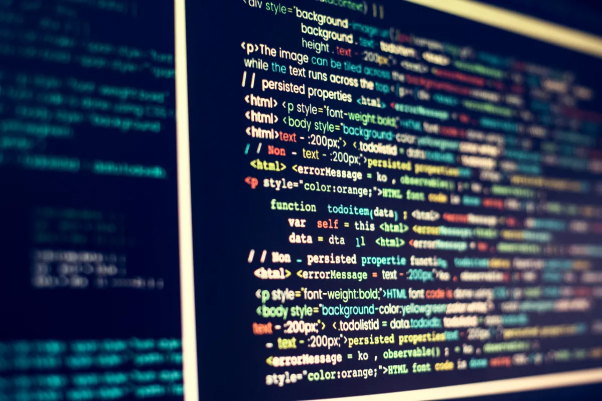 Developer coding