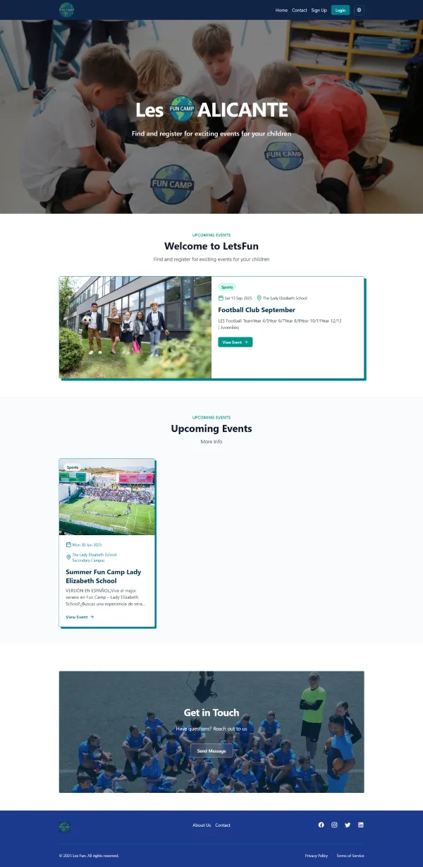 Les Fun home page