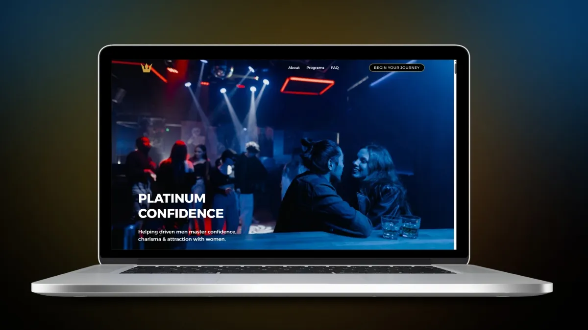 Platinum Confidence website